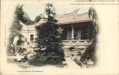 A Indochina (Trocadéro) — Exposição Universal de 1900 — Photocolor Paris, N. 3002