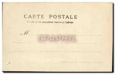 Palácio da Metalurgia — Exposição Universal de 1900 — A.G. — Verso