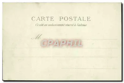 O Castelo da Água — Exposição Universal de 1900 — Bibliotype E. Le Detry, 78, rue Chambre, Paris — Verso
