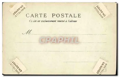Les Manufactures nationales — Exposition Universelle 1900 — éditeur CH. GUYOT — Verso