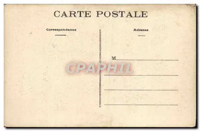 Antieke ansichtkaart Antieke ansichtkaart Amities De Paris Hotel de ville — Achterkant