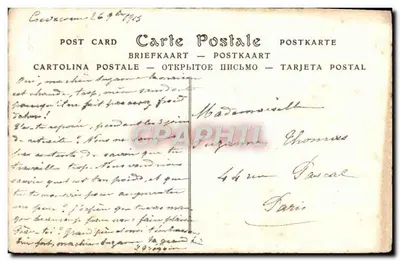Casa dita do Almirante Coligny, no Marais — cerca de 1840 — Durand-Baeger, editor n°177 — Verso