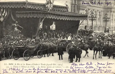 Chuyến viếng thăm của Vua và Hoàng hậu Ý tại Paris — 14-18 Tháng 10 năm 1903 — LL. M.M. — Nhà xuất bản LL. M.M. số 53
