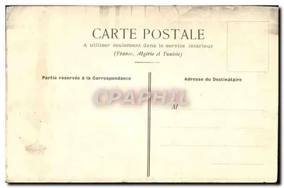 Bilhete postal antigo Paris Detalhe Da Entrada Da Cour Du Dragon Chaudronnerie — Verso