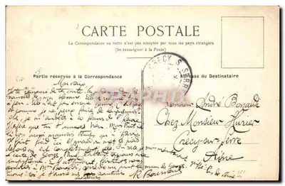 Rue de Sévigné, Paris — antiga prisão da Force — banhos & chuveiros — editor Paris artistique & pittoresque — Verso