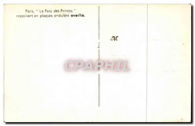 Parigi, 'Le Parc des Princes' coperto con lastre ondulate everite. — Verso