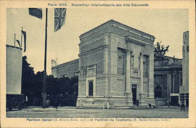 Paris 1925 - Exposição Internacional dos Artes Decorativas — Pavilhão Italiano e Pavilhão do Turismo