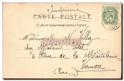 Paris — Église Notre-Dame — Imprimerie Carte Postale — Reverso