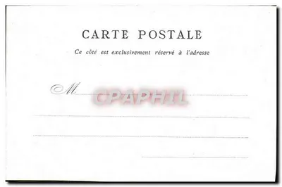 Place du Panthéon — widok z fontanną i kopułą — wydawca anonimowy, numer serii nieodczytalny — Rewers