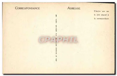Paris — A Conciergerie — LL — Verso