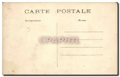 PARIS — Inundações de Janeiro de 1910 — Le Cours la Reine — E. M. — Verso
