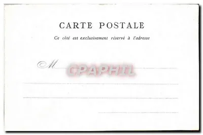 Palácio Bourbon — Paris — editor G. Durand — Verso