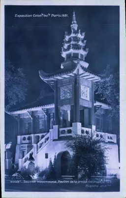 Pavillon de la presse coloniale — Exposition Coloniale Internationale Paris 1931 — Blanche Arch