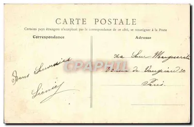 Paris - Vieux Montmartre - O Calvário — B. F., Paris, n°5 — Verso