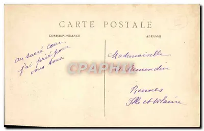 Sacro-Cora de Montmartre — Lembrete 1914 — J. H. depositado — Verso