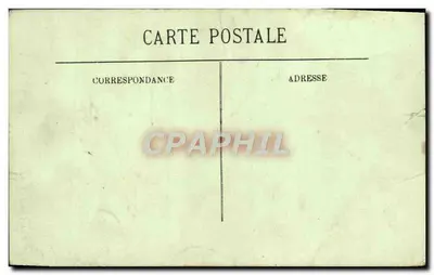 Vintage Postcard Paris Le Dome Des Invalides — Back
