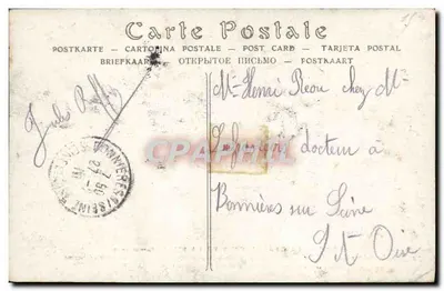 Paris — Die große Flut der Seine (Januar 1910) — ND Phot. — Rückseite