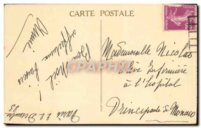 Paris — A Conciergerie — Editor Ellen, n° 871 — Verso
