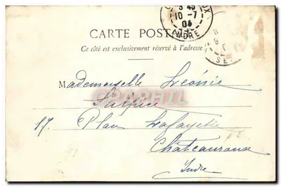 Paryż - Las Boulogne - Wielka Kaskada - G. I. — Rewers