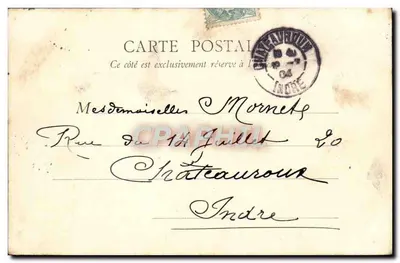 La Conciergerie — Pałac Sądowy — Paryż — wydawca nieznany, nr 42 — Rewers