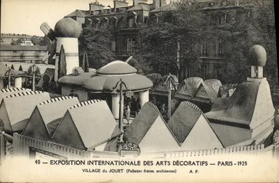Vila do Brinquedo — Exposição Internacional dos Artes Decorativas — Paris 1925 — Pelletier irmãos, arquitetos