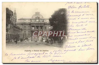 PARIS — Palácio da Justiça — editor não visível