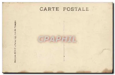 París — Incendio 1910 — Quai des Grands-Augustins — Reverso