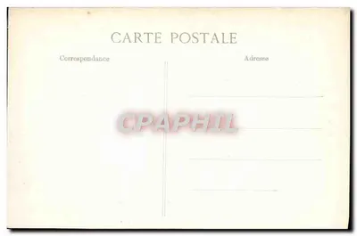 Giardino del Luxembourg — vista del palazzo — editore E.D. n° 4177 — Verso