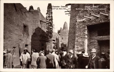 Exposition Coloniale de Paris 1931 — Intérieur de l'A.O.F. — G. Olivier et J.G. Lambert architectes
