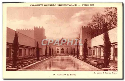 Pavilhão do Marrocos — Exposição Colonial Internacional — Paris 1931 — A. Laprade & Fournéz, Archs.