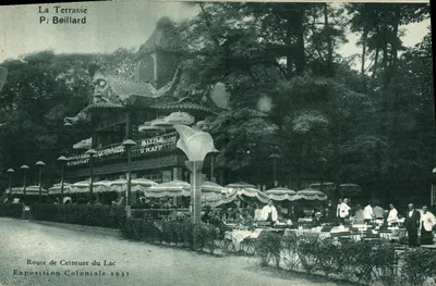 A Terrasse — Restaurante na Exposição Colonial de 1931 — P. Beillard
