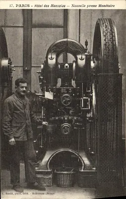 Paris - Hôtel des Monnaies - Nouvelle presse Monétaire — L. Baslé, phot.-édit. - Robinson (Seine) — n°17