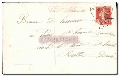 Bukiet róż w koszyku — Luty 1904 — Fravetelle 1584 — Rewers