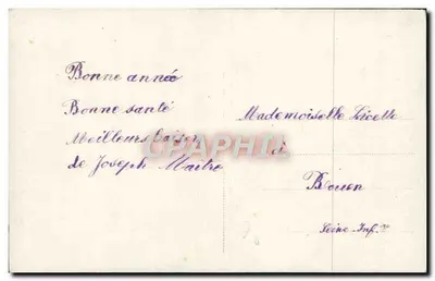 Criança vestindo traje de marinheiro — Boa Ano — Editor: N.V. BELONNE, número de série não visível — Verso