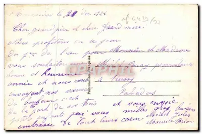 Młody chłopiec — z koszykiem z kwiatami — SAPI Paris 1391 — Rewers