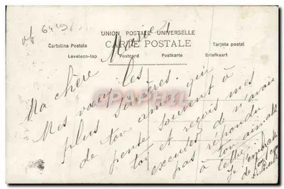 Familie — Gezegde voor de geboorte — A-N PARIS n°811 — Achterkant