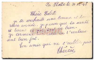Bonne Année — Róże i zimowy krajobraz — P. Lindberg — Rewers