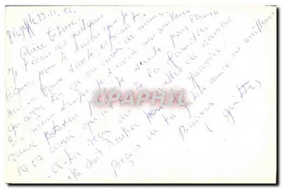 Flores e paleta — 'Feliz Ano' — editor desconhecido — Verso