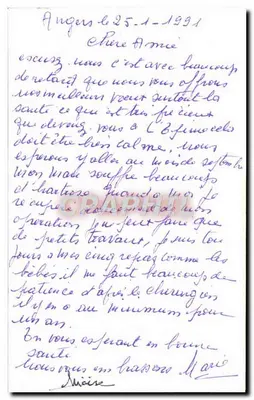 Cena invernal com trenó — M. D. 206 — editor não visível — Verso