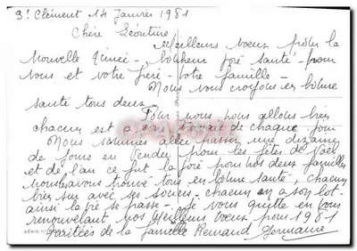 Vila nevada — cartão de boas-vindas com flores de pensamento — Série N° 5064 — Verso