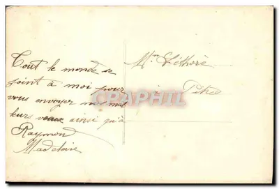 Kobieta z koroną kwiatów — Ronne & Année, Wydawca — n° 604 — Rewers