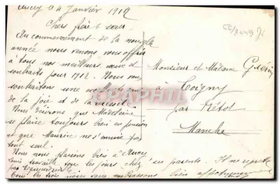 Menina — Boa Ano — Editor desconhecido, número de série não visível — Verso