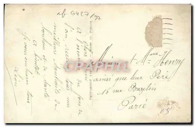 Bom Ano — Rosas e paisagem — Paris 3005 — Verso