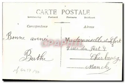 Mulher em vestido florido segurando um buquê — milênio no fundo — J.C. Paris n°2143 — Verso