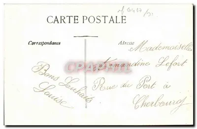 Casal em traje de festa — Boa Ano — J.C. Paris, n°2196 — Verso