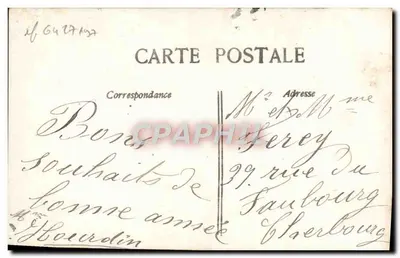 Mulher sorridente com buquê de rosas — 'Feliz Ano' — J.C. Paris, n°776 — Verso