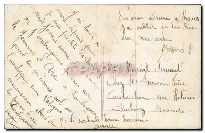 Młoda kobieta z różami — scena ogrodowa — wydawca J. Lurin — Rewers