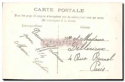 Mulher em vestido azul segurando uma carta — Editora Celftres, n° 1812 — Verso