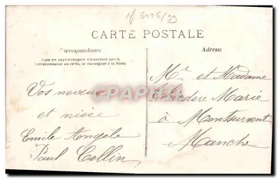 Família — Ano Novo — A. N. Aary, n° 477 — Verso