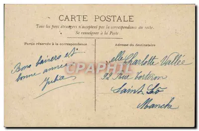 Bambina con mazzo di fiori — Buon Anno — editore OIRCE, n°44 — Verso